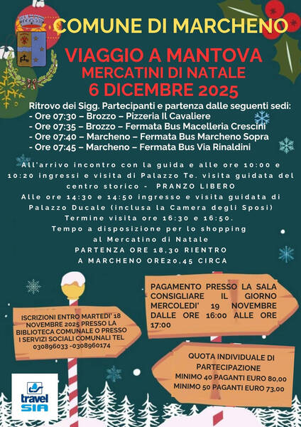 Viaggio a Mantova - mercatini di Natale